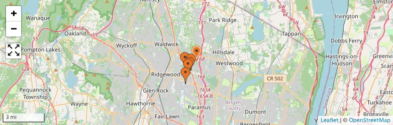 Related schools map