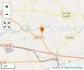 Map of Amish Road School