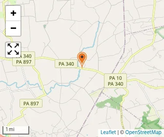 Map of Waterloo Amish School/elam S. Lantz, Chairman