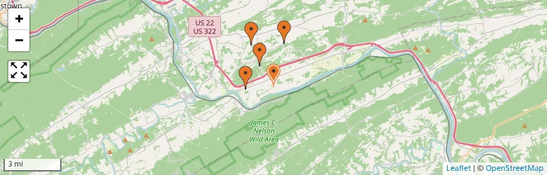 Related schools map