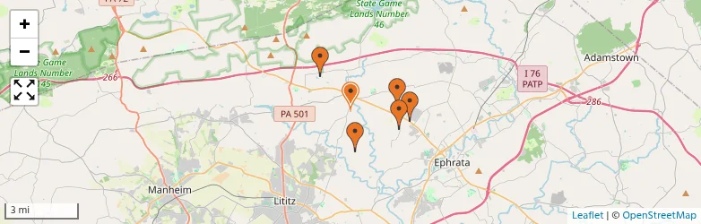 Related schools map