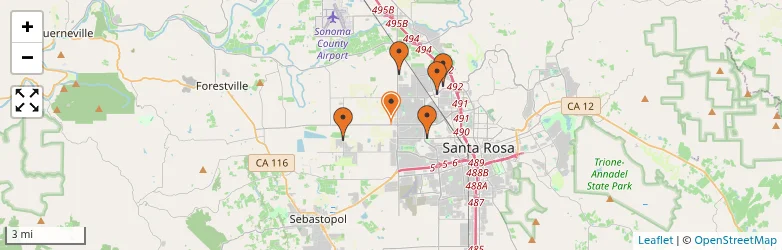 Related schools map
