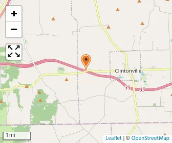 Map of Hillside Amish School