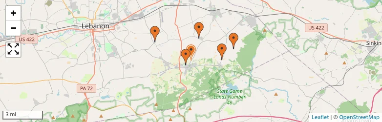 Related schools map