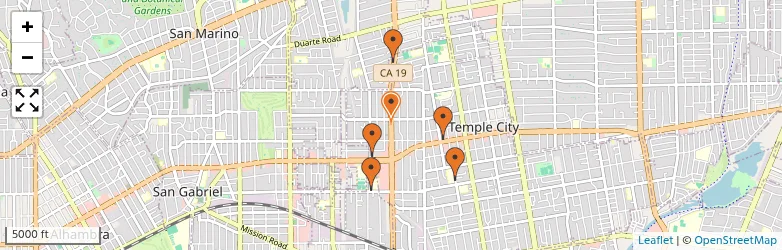 Related schools map
