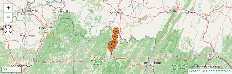 Related schools map