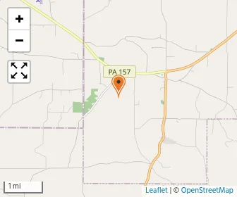 Map of Mealy Amish School