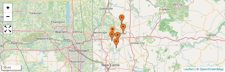 Related schools map