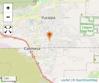 Map of Yucaipa Christian Pre-School