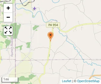 Map of Pine Grove Amish School