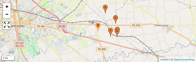 Related schools map