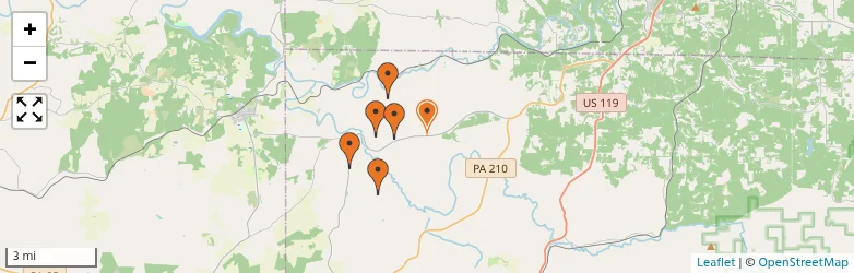 Related schools map