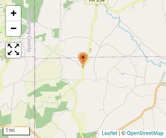 Map of Spring Hollow Amish School