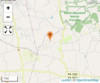 Map of Welsh Mountain Amish Parochial School
