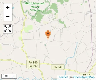 Map of White Hall Amish School