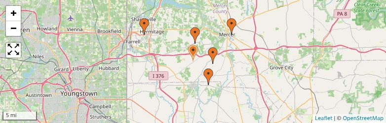 Related schools map