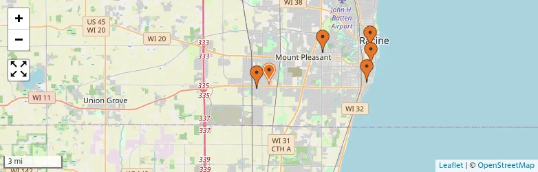 Related schools map