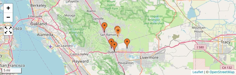 Related schools map