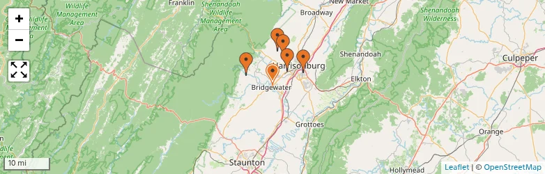Related schools map