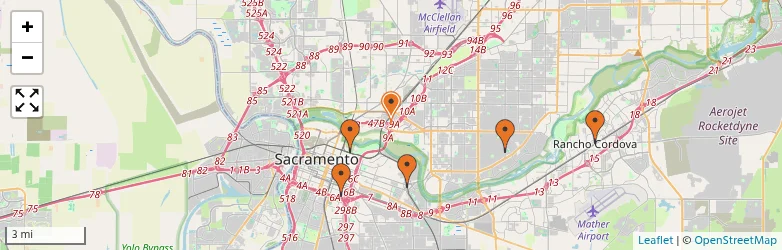 Related schools map