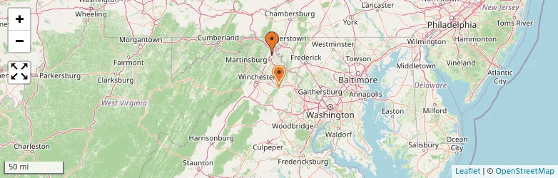Related schools map