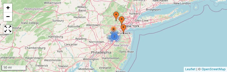 Related schools map