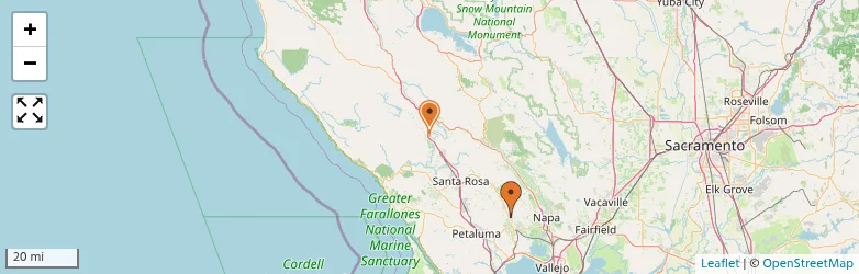 Related schools map