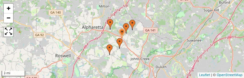 Related schools map