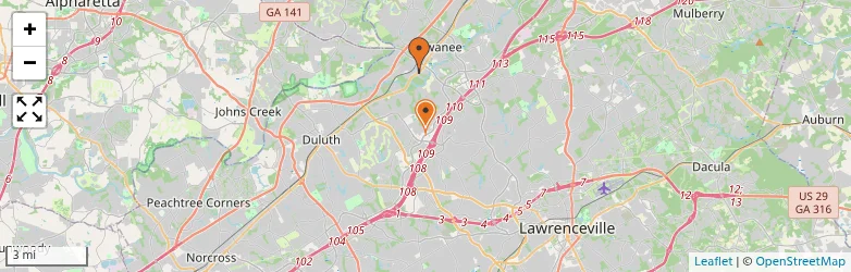 Related schools map