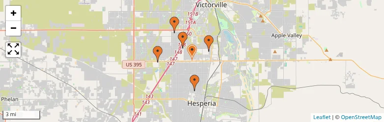 Related schools map