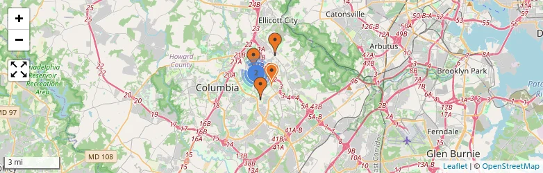 Related schools map