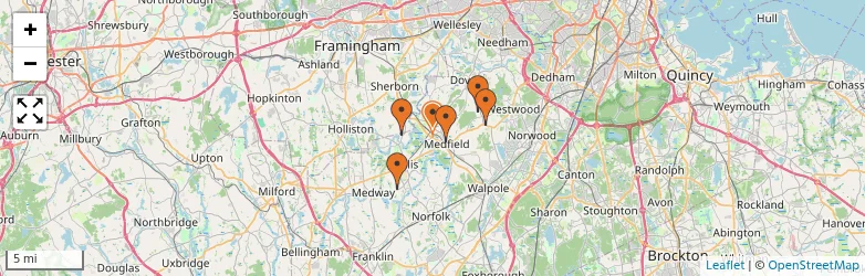 Related schools map