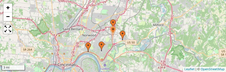 Related schools map