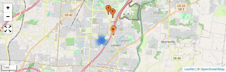 Related schools map