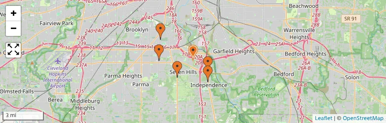 Related schools map