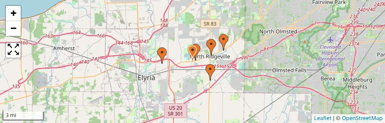 Related schools map