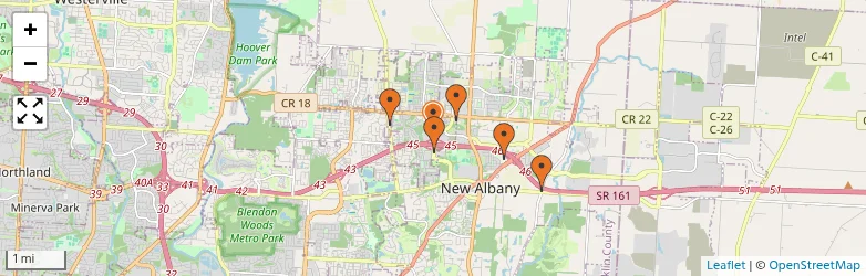 Related schools map