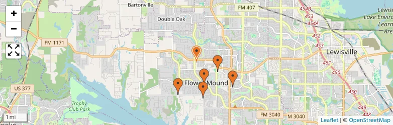 Related schools map