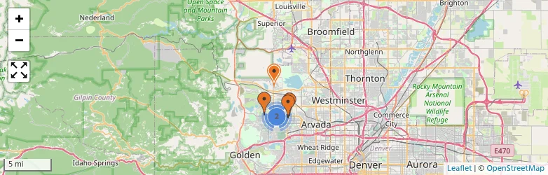 Related schools map