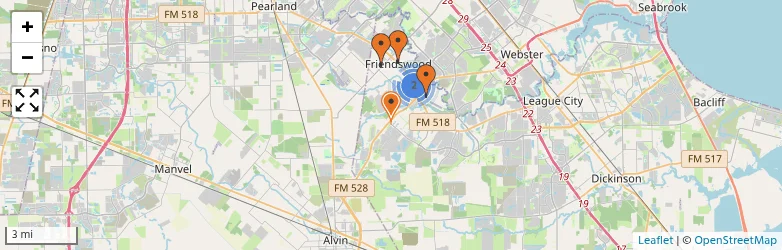 Related schools map
