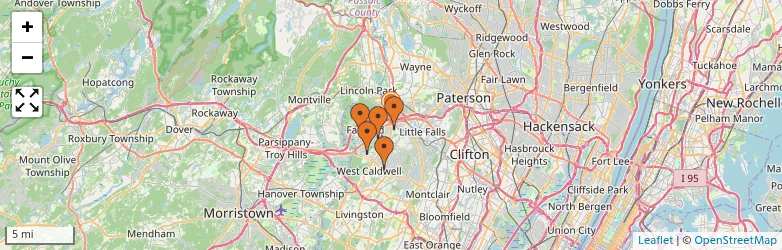 Related schools map