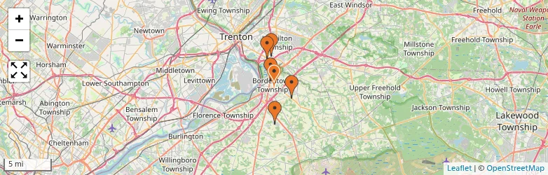 Related schools map