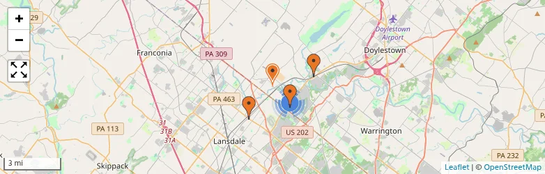 Related schools map