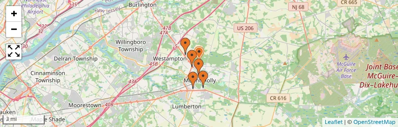 Related schools map
