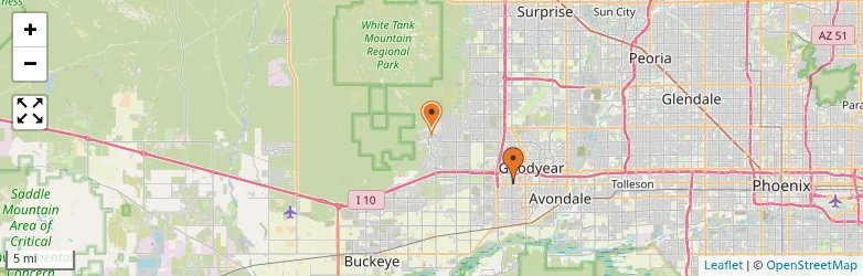 Related schools map