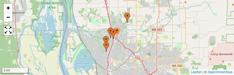 Related schools map