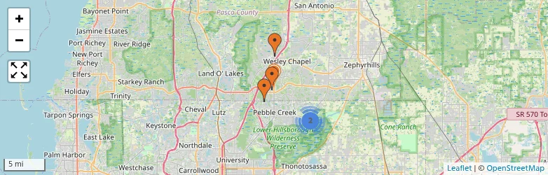 Related schools map