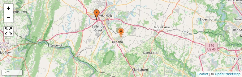 Related schools map