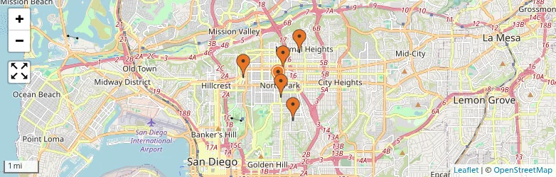 Related schools map