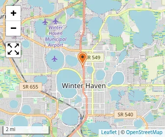 Map of R School Winter Haven